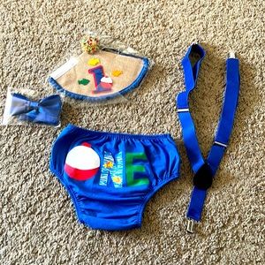 Baby boy first birthday outfit